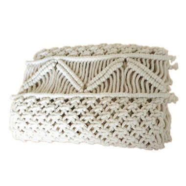 Macrame Table Runner with Tassels Bohemian Woven Table Runner Wedding Decoration Handmade Macrame Table Runner 35X160cm