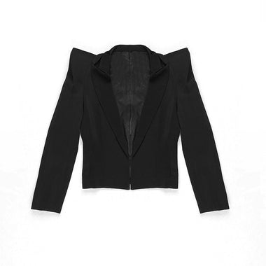 HIGH QUALITY New Fashion 2023 Designer Stylish Jacket Women's Slim Fitting Peak Shoulders Blazer
