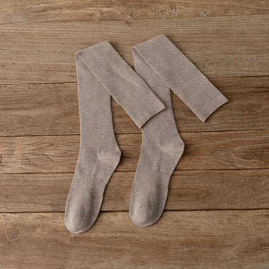 Cotton Knitting Women Stockings JK Japanese Style Girls Cute Long Socks Thigh High Stockings Fashion Solid Color Knee High Socks