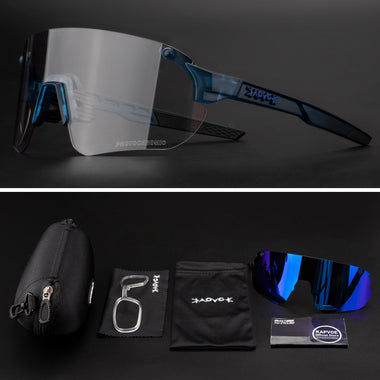 Outdoor Photochromic UV400 Cycling glasses cycling sunglasses sport sunglasses bike glasses oculos ciclismo with Myopia frame