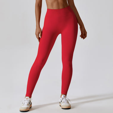 NCLAGEN Hip Lifting High Waist Seamless Yoga Pants Quick Dry Cycling Running Pants Tight Fit Sports Fitness Pants For Women Gym