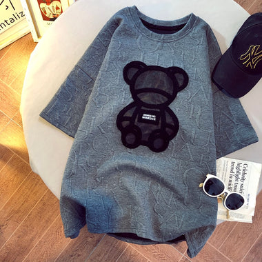 Harajuku Jacquard Bear Tee