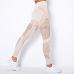NCLAGEN Seamless Leggings Sport Women Fitness Squat Proof GYM Running Yoga Pants High Waist Mesh Breathable Sexy Workout Tights