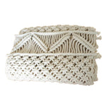 Macrame Table Runner with Tassels Bohemian Woven Table Runner Wedding Decoration Handmade Macrame Table Runner 35X160cm