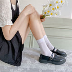 Sexy Japanese Style Stockings Lolita Bowknot Fishnet Knee Socks Anti-Snagging Women Hollow Lace Stocking Fish Net Pantyhose
