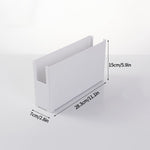 Plastic Desktop Storage Box Kitchen Sundries Storage Bathroom Cosmetic Organizer Box Creative Office Desktop Organizer