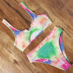 Leopard High Waist Bikini 2020 Women Bikini Push Up Tie Dye Swimsuit Female Plus Size Swimwear Women Micro Biquini Beachwear