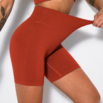 NCLAGEN Seamless Sports Shorts Women Fitness Summer Gym Shorts Sexy Running Leggings High Waist Elastic Squat Proof Yoga bottoms