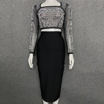 Glamourista Beaded Two-Piece Set