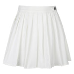 Waatfaak White Pleated Skirt Short Woman Elastic Waist Mini Skirts Sexy Casual Summer Embroidery Y2K Tennis Skirt New Preppy 90S