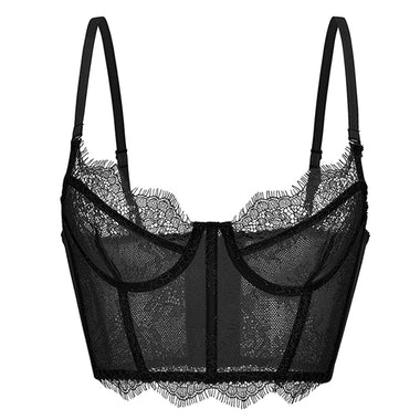 CINOON Amazing Shaper Bra Women 's  Embroidery Bralette Adjustable Shoulder Strap Removable Ultra-thin Underwear Ladies Bra