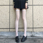Sexy Japanese Style Stockings Lolita Bowknot Fishnet Knee Socks Anti-Snagging Women Hollow Lace Stocking Fish Net Pantyhose