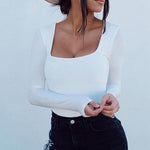 Glam Square Neck Bodysuit