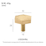 Dooroom Brass Furniture Handles Modern Hammered Round Hexagon Pulls Wardrobe Dresser Cupboard Cabinet Drawer Wine Bar Knobs