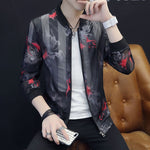 Hipster Winter Down Jacket Men Cartoon Little Devil Print Hooded Thick Windbreaker Oversize Harajuku Padded Jacket Coat Outwear