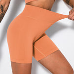 NCLAGEN Seamless Sports Shorts Women Fitness Summer Gym Shorts Sexy Running Leggings High Waist Elastic Squat Proof Yoga bottoms