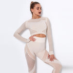 NCLAGEN Seamless Leggings Sport Women Fitness Squat Proof GYM Running Yoga Pants High Waist Mesh Breathable Sexy Workout Tights