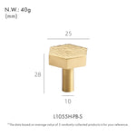 Dooroom Brass Furniture Handles Modern Hammered Round Hexagon Pulls Wardrobe Dresser Cupboard Cabinet Drawer Wine Bar Knobs