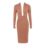 Vortex Temptation Bodycon Midi Dress