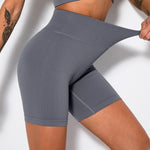 NCLAGEN Seamless Sports Shorts Women Fitness Summer Gym Shorts Sexy Running Leggings High Waist Elastic Squat Proof Yoga bottoms