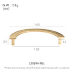 Dooroom Brass Furniture Handles Modern Hammered Round Hexagon Pulls Wardrobe Dresser Cupboard Cabinet Drawer Wine Bar Knobs