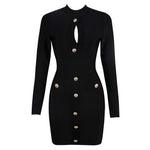 Vogue Muse Vortex Bodycon Dress