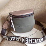 Women's Fashion Small Messenger Bags Lady Shouder Bag Bucket Bags Crossbody Tote Bag Females Handbag Semicircle Saddle