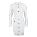 Vogue Muse Vortex Bodycon Dress