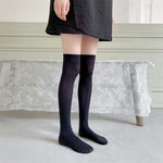 Sexy Japanese Style Stockings Lolita Bowknot Fishnet Knee Socks Anti-Snagging Women Hollow Lace Stocking Fish Net Pantyhose
