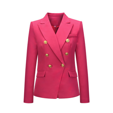 Fashion Blazer Women Coat Brand Quality Clothing Tailored Woman Blazer Double Breasted Female Basic Coat Ladies Overcoat Clothes