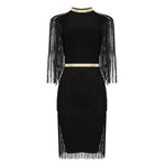 Karl's Temptress Tassel Bandage Dress