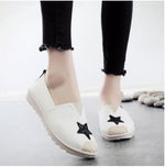 Spring Summer Autumn New Slip On Shallow Antiskid Flat Canvas Women Fisherman Shoes Comfortable Breathable Printing Flats 1003