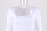 Glam Square Neck Bodysuit