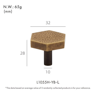 Dooroom Brass Furniture Handles Modern Hammered Round Hexagon Pulls Wardrobe Dresser Cupboard Cabinet Drawer Wine Bar Knobs