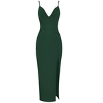 Bandage Women Dress 2020 New Summer Sexy Party Club Elegant Bodycon Bandage Dress Spaghetti Strap Ladies Clothes