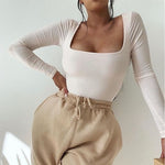 Glam Square Neck Bodysuit