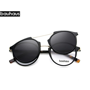 X3184  Ultem Vintage Round Eyeglasses Women Men Polarized Sunglasses Magnetic Clip On Glasses Optical Computer