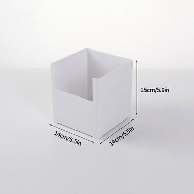 Plastic Desktop Storage Box Kitchen Sundries Storage Bathroom Cosmetic Organizer Box Creative Office Desktop Organizer