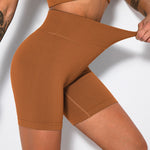 NCLAGEN Seamless Sports Shorts Women Fitness Summer Gym Shorts Sexy Running Leggings High Waist Elastic Squat Proof Yoga bottoms