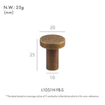 Dooroom Brass Furniture Handles Modern Hammered Round Hexagon Pulls Wardrobe Dresser Cupboard Cabinet Drawer Wine Bar Knobs