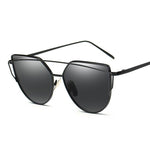 Sexy Retro Cat Eye Sunglasses Women Brand Designer Metal Luxury Sun Glasses Female Black Vintage Fashion Ladies Oculos De Sol