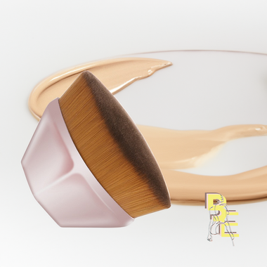 MagicGlow: Hexagon Foundation & Powder Makeup Brush