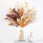 60-109PCS Natural Dried Pampas Grass Bouquet Boho Home Nordic Decor Bouquet Phragmi Wedding Decor Thanksgiving