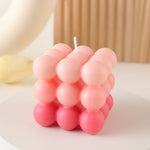 Modern Home Decoration Big Cube Bubble Candle Soy Wax Aromatherapy Scented Candles Home Decorative Candles Birthday Gift