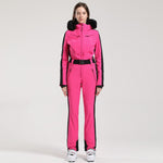 2023 New One-Piece Ski Suit Women Warm Outdoor Snowboard Jacket Overalls Ski Set Jumpsuits Windproof Waterproof Winter Clothing