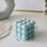 Modern Home Decoration Big Cube Bubble Candle Soy Wax Aromatherapy Scented Candles Home Decorative Candles Birthday Gift
