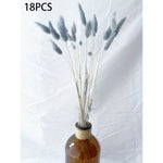 Artificial Pampas Grass Fake Flowers Bunny Tail Grass Furry Plants for Home Decor Wedding Desk Decoration