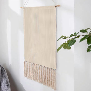 Wall Hanging Macrame Tapestry Home Decor Cotton Tassel Handmade Woven Bohemian geometric canvas Art background cloth tapestry
