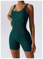SculptFit Ribbed Seamless Yoga Bodysuit