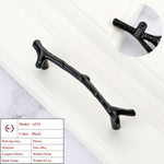 Vintage Tree Branch Furniture Handle Zinc Alloy Kitchen Cabinet Drawer Knob Wardrobe Cupboard Closet Door Pull Hardware Gold